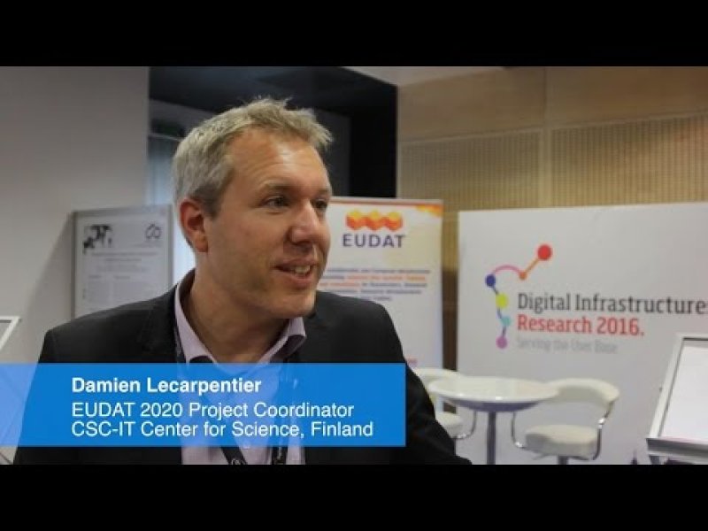 Embedded thumbnail for European research communities collaborating with EUDAT - the European Data Infrastructure