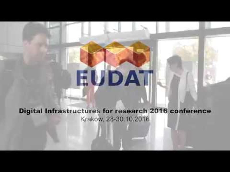 Embedded thumbnail for EUDAT at Digital Infrastructures for Research 2016 (DI4R) Conference in Krakow, 28-30 September 2016